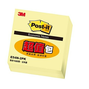 3M 利貼經濟包 E54N-2PK