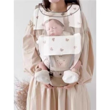 嬰幼兒外出防護面罩防飛沫防風粉塵新生兒童隔離遮臉寶寶外出臉罩