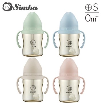 simba 小獅王辛巴 學飲適用| 蘊蜜鉑金ppsu寬口吸管把手防脹氣奶瓶200ml-4色可選