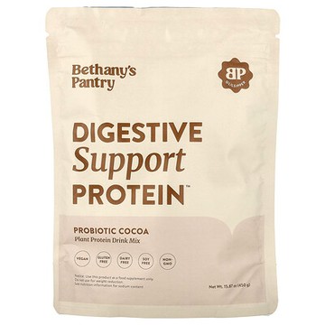 Nuzest, Bethany's Pantry，Digestive Support Protein™，益生菌可可豆，15.87 盎司（450 克）