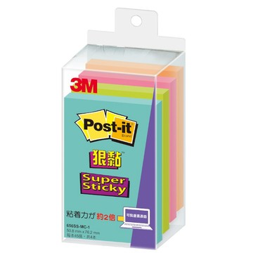 3M 656SS-MC 4色狠黏利貼 MC-1 墊腳石購物網