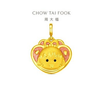 櫻桃小丸子聯名款 小丸子福字心形鎖包 黃金串珠(夏季新品上市/網路限定款)
