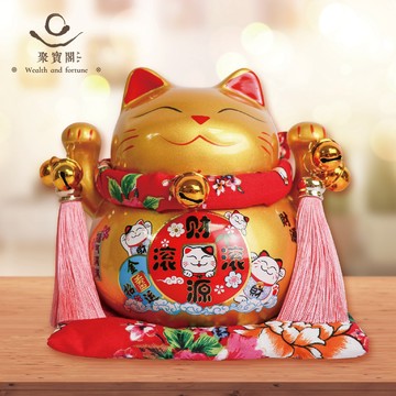 【綵金殿】財源滾滾-好運招財貓撲滿｜開運 守財 存錢筒 新年 開店 喬遷 送禮首選