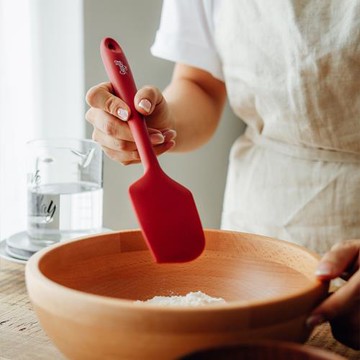一體式耐高溫硅膠刮刀小號大號抹刀鍋鏟 烘焙攪拌工具