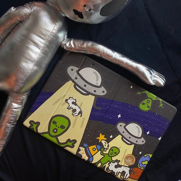 外星人接觸Ipad Case /平板電腦保護殼