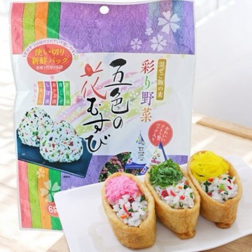 | 現貨 |日本 東海農場 TONO 五色花瓣香鬆 五色蔬菜拌飯香鬆 三角飯團🍙 必備 一袋6入
