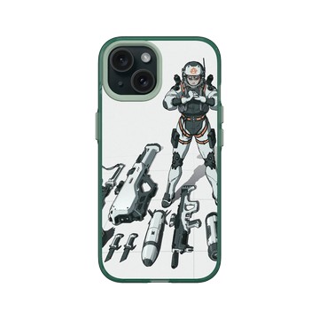 iPhone 15 Clear 憂墨綠 - Davey Perkins - 整裝待發