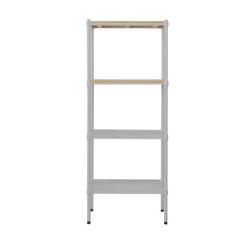 【dayneeds】松木60x30x150公分四層烤白收納層架