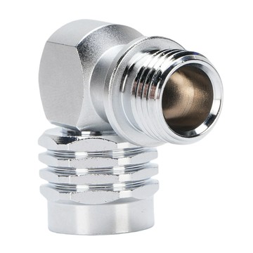 [waroom01] 水肺潛水 90 度適配器黃銅鍍鉻便攜式水下第二級調節器