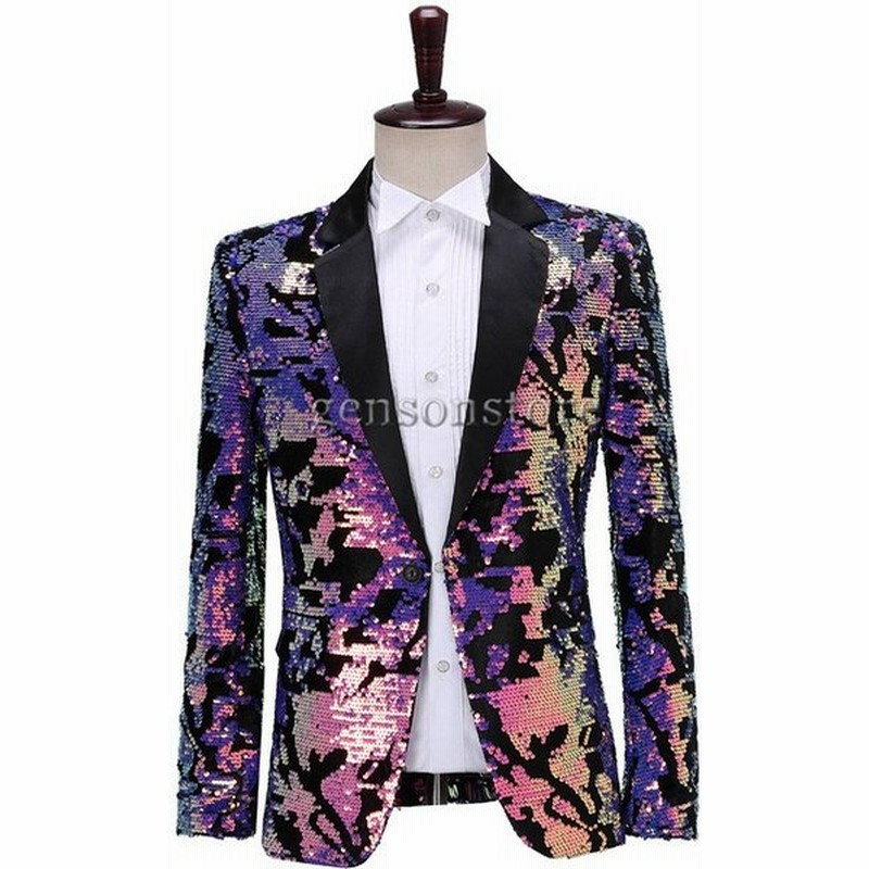 おしゃれ ファッション 男性ステージ衣装 スパンコール メンズジャケット きらきら ブレザー スリム 司会者 クラブ歌手dj カラオケ 演出服 舞台 指揮者 通販 Lineポイント最大0 5 Get Lineショッピング