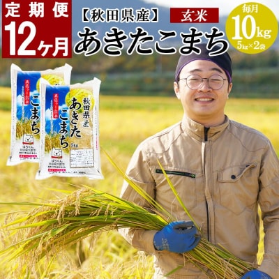 秋田県産あきたこまち(玄米)　10kg