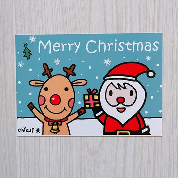 聖誕卡 聖誕 明信片 聖誕卡片 背面隨機出貨 歲末 7 折