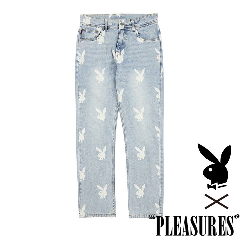 PLEASURES/プレジャーズ×PLAYBOY/プレイボーイ】SCATTER DENIM デニム