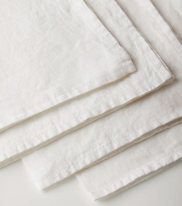 Once Milano Set of 4 linen napkins