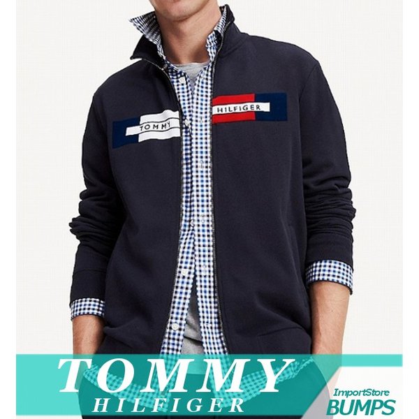 上質風合い トミーヒルフィガートレーナー メンズ エッセンシャル チェック柄 ロゴ ジップアップ Xs Xxl 新作 Tommy 新着商品 Kishakatoliketiranedurres Com