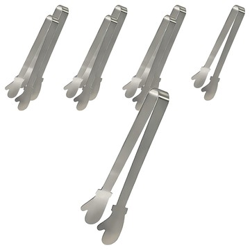 小手食物夾 不鏽鋼 烹飪夾 尺寸12cm 重20g  銀色  8支