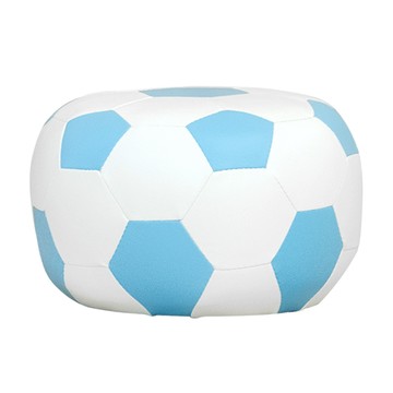 JP Kagu嚴選 瘋足球摩登沙發椅凳(三色)休閒藍