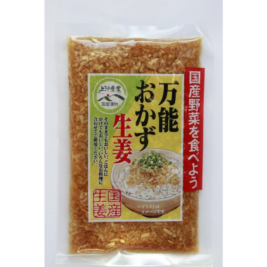 万能おかず生姜130g×1袋　上沖産業　送料無料