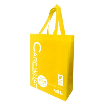 【品牌環保手提袋(小)-黃色】