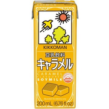 龜甲萬豆乳-焦糖風味(200ml) 豆奶 豆漿