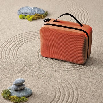 防水 盥洗包 - 茶珀橘 (化妝包/旅行收納/收納包/旅行包/3C收納)