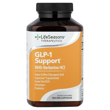 LifeSeasons, Therapeutics，GLP-1 幫助，含鹽酸小檗鹼，120 粒素食膠囊