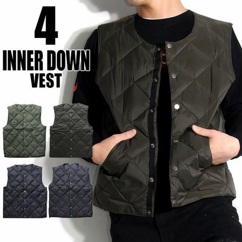 ダウンベスト 半ダウン インナーダウン メンズ ライトアウター 全3色 M Xl ウルトラライトダウン ルーネック ダウンジャケット ベスト フェザー ゴルフウェア 通販 Lineポイント最大0 5 Get Lineショッピング