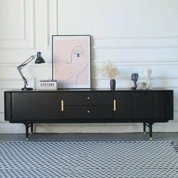 免運/公司貨 電視櫃 原木電視櫃 實木電視櫃 斗櫃 櫃子 北歐中古風家用客廳橡木電視柜現代簡約輕奢小戶型電視柜茶幾組合 可開發票 全館五折 工廠現貨直銷 新品特價 z10234