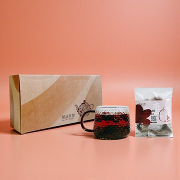 |水果紅茶9入禮盒 | 台灣無糖果乾 | 9款口味 | 聖誕明信片 紙袋