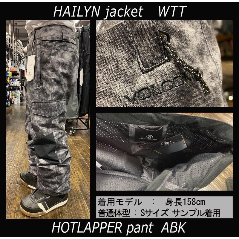 21-22 VOLCOM/ボルコム HOTLAPPER pant レディース 防水パンツ スノー