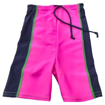 Splash About 兒童款抗UV泳褲  1~2歲  桃紅棕櫚樹