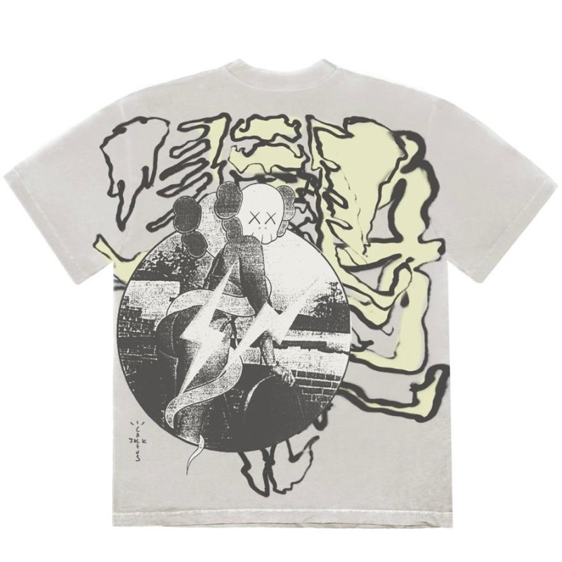 cactus jack × fragment × kaws コラボTシャツロンT - Tシャツ