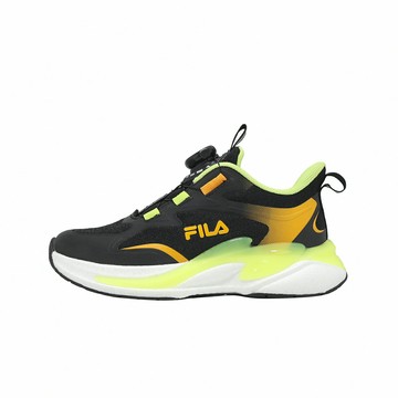Fila 慢跑鞋 J805A 中大童鞋 女鞋 小朋友 黑 旋鈕 運動鞋 3J805A066