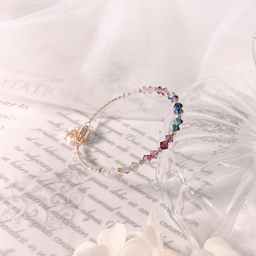 Swarovski 漸變紫水晶手鏈