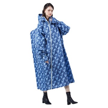 BAOGANI 寶嘉尼 B14嵐雨背包斜開一件式雨衣  4XL  藍色  1件