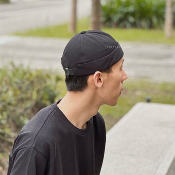 BEAMS 日牌 水兵帽 復古 圓筒 可調節