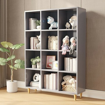 免運 可開票 快速出貨 北歐實木兒童書櫃客廳書架置物架日式落地矮書架多層組合收納臥室 DDD1111