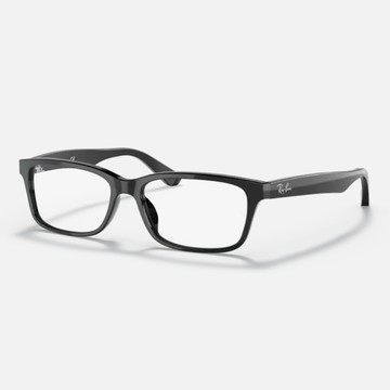 【RayBan 雷朋】方形膠框光學眼鏡(RX5296D-2000 55mm)