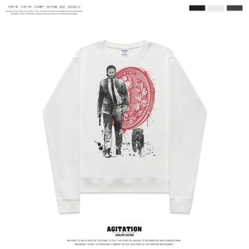 學生青少年秋冬衛衣男女潮圓領外套潮流ins百搭潮牌長袖疾速追殺