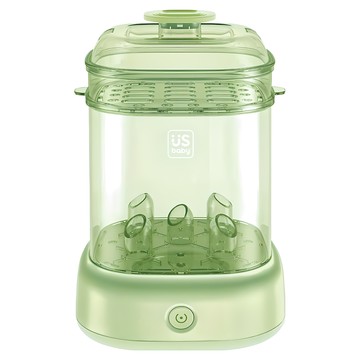 US baby 優生 蒸氣消毒鍋 輕巧簡約機身 育兒外宿攜帶方便  DU13310G  青櫻色