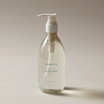AROMATICA 舒緩蘆薈凝膠 300 毫升 – 純素、天然,提供鎮靜和冷卻保濕凝膠