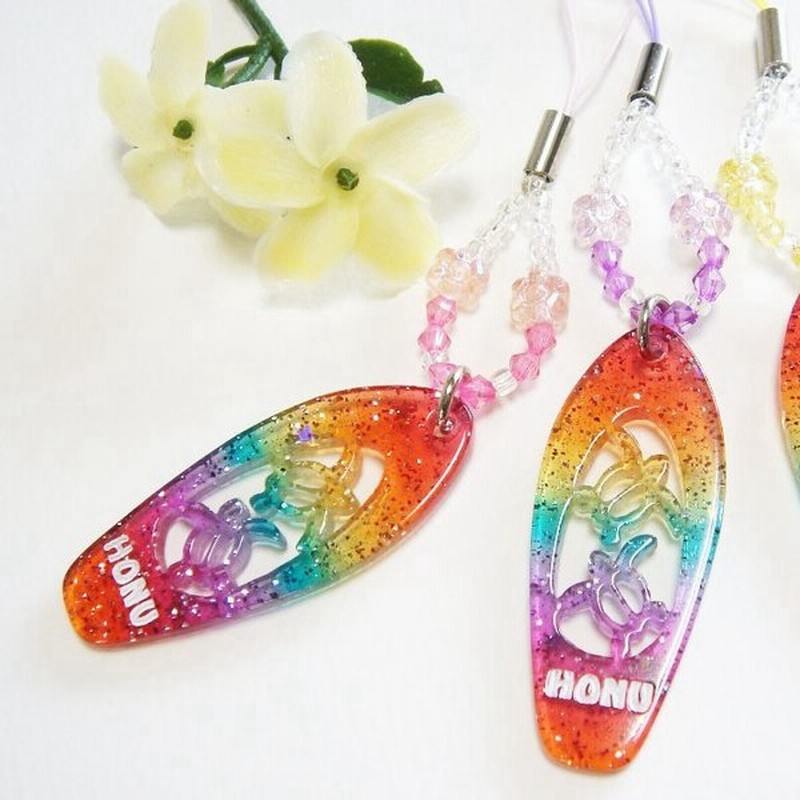 星ラメ レインボー ホヌ サーフボード 携帯 ストラップ ピンク パープル ハワイアン 雑貨 クリックポスト対応可能 携帯ストラップ 通販 Lineポイント最大0 5 Get Lineショッピング