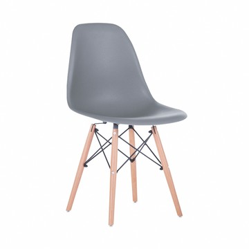 E-home EMS北歐經典造型餐椅-七色可選-灰色