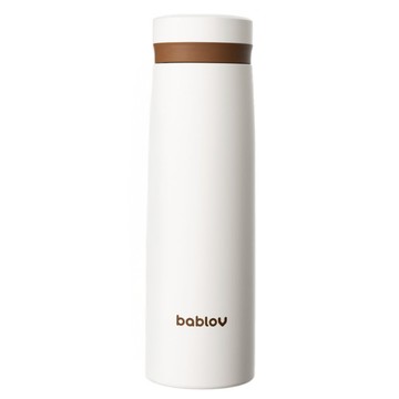 bablov 花伴森 316極簡保溫瓶  莫奈白  1個  500ml
