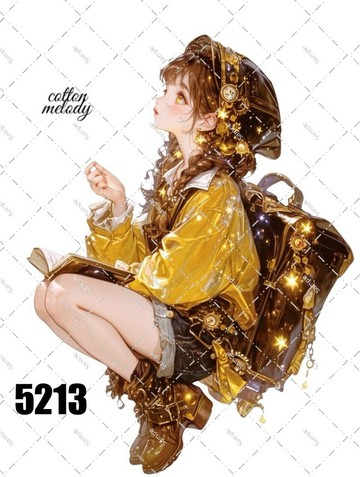 original sticker no.5213 人物貼紙 原創貼紙 原創人物貼紙 裝飾貼紙 cotton melody