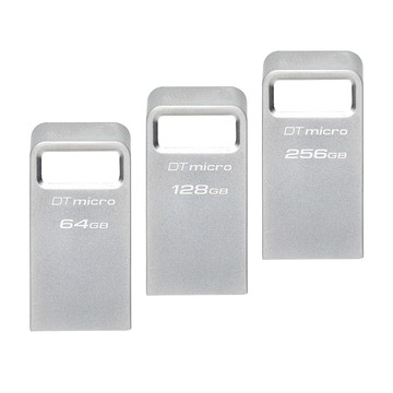 金士頓 DataTraveler 64G 128G 256G Micro USB 3.2 高質感金屬 隨身碟