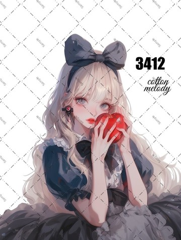 original sticker no.3412 人物貼紙 原創貼紙 原創人物貼紙 裝飾貼紙 cotton melody