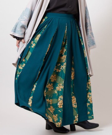 【熱門預購】四季花語八掛裙  (5色) 7CQ-4313