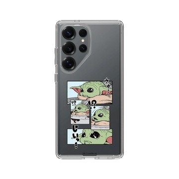 Galaxy S25 Ultra Clear 透明 - Star Wars - The Mandalorian - 曼達洛人 - 古古漫畫風