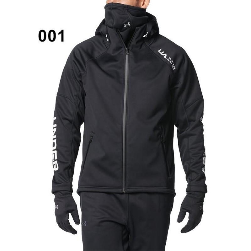 Under Armour フード付きジャケット 黒/グレー UNDER ARMOUR フード付きジャケット 黒・グレー